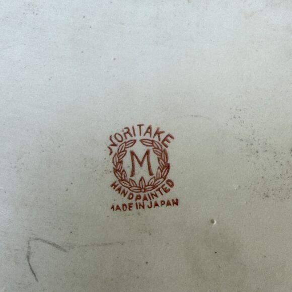 VTG Noritake Hand-Painted Lemon Wedge Dish Server or Butter Dish with Handles - Picture 5 of 7